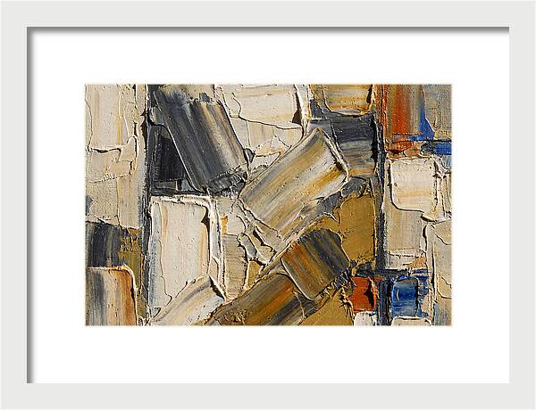 Abstract Texture In Palette Knife