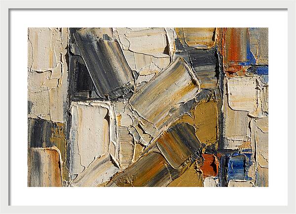 Abstract Texture In Palette Knife