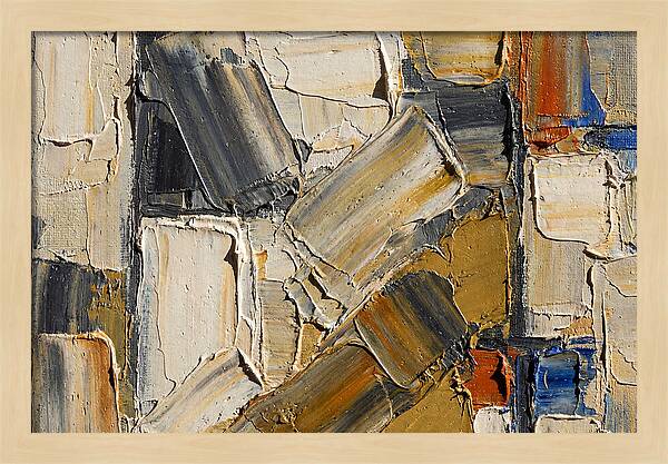 Abstract Texture In Palette Knife