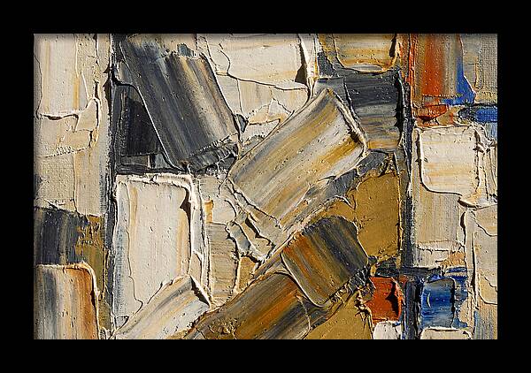 Abstract Texture In Palette Knife