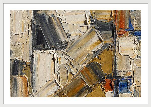 Abstract Texture In Palette Knife