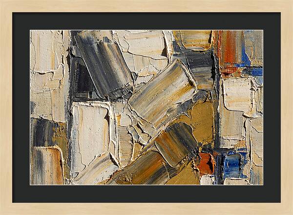 Abstract Texture In Palette Knife