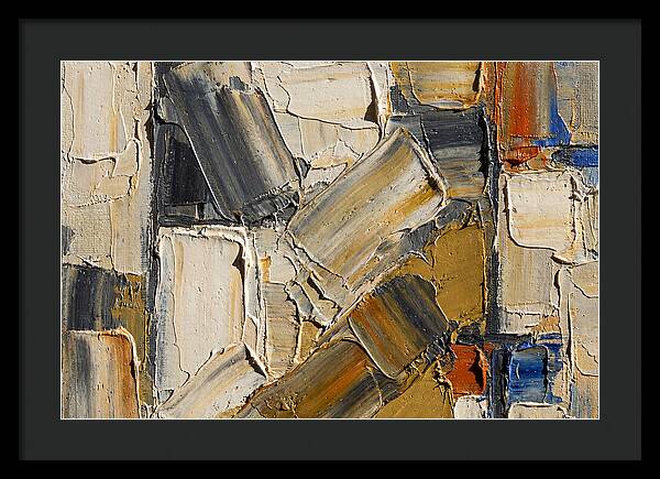 Abstract Texture In Palette Knife