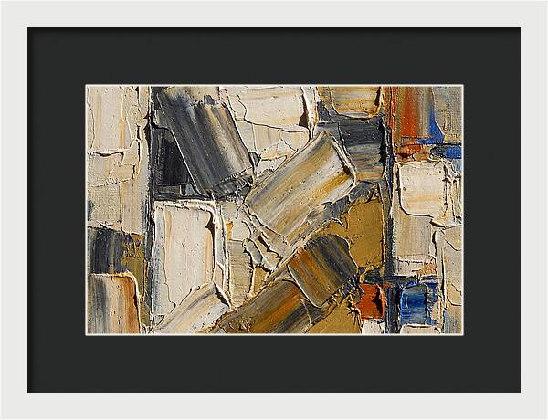 Abstract Texture In Palette Knife
