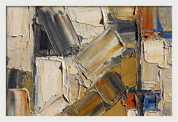 Abstract Texture In Palette Knife