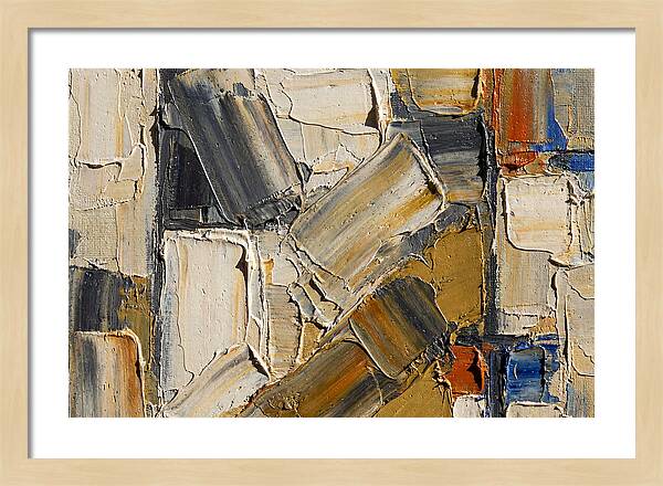 Abstract Texture In Palette Knife