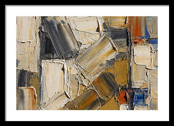 Abstract Texture In Palette Knife