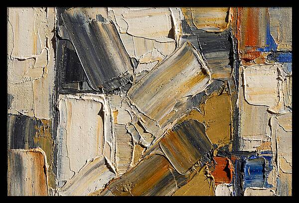 Abstract Texture In Palette Knife