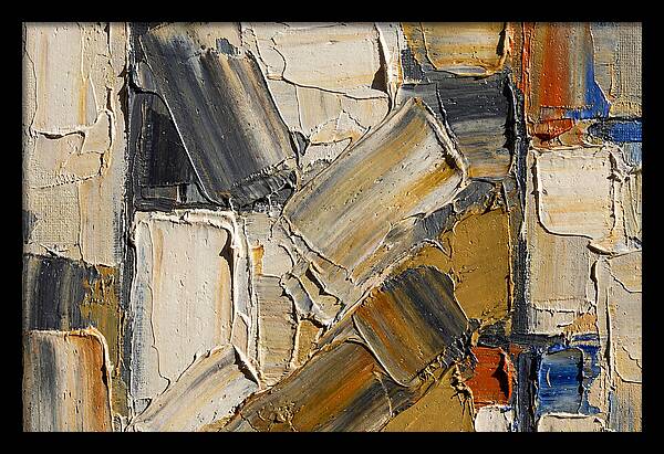 Abstract Texture In Palette Knife