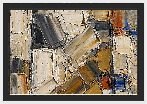 Abstract Texture In Palette Knife
