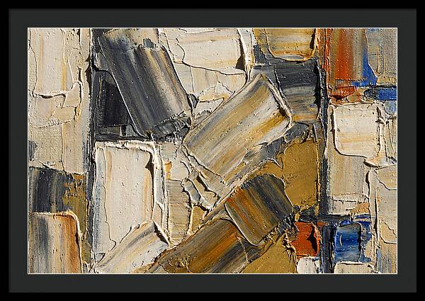Abstract Texture In Palette Knife
