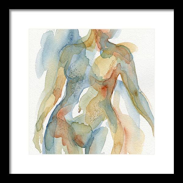 Abstract Watercolor Figures