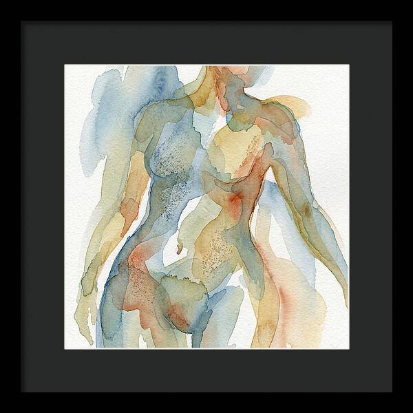 Abstract Watercolor Figures