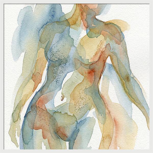 Abstract Watercolor Figures