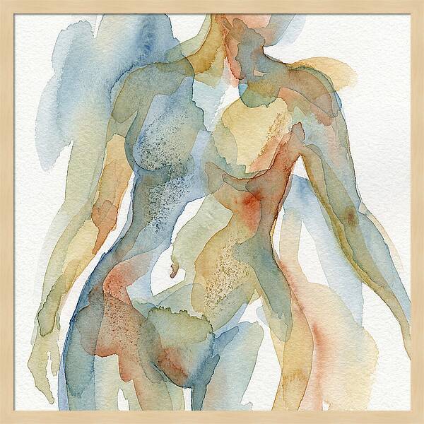 Abstract Watercolor Figures