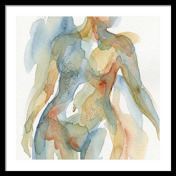 Abstract Watercolor Figures