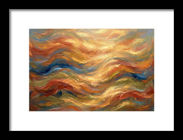Abstract Waves Of The Mediterranean