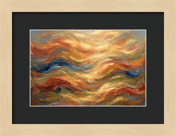 Abstract Waves Of The Mediterranean