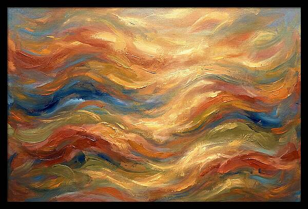 Abstract Waves Of The Mediterranean