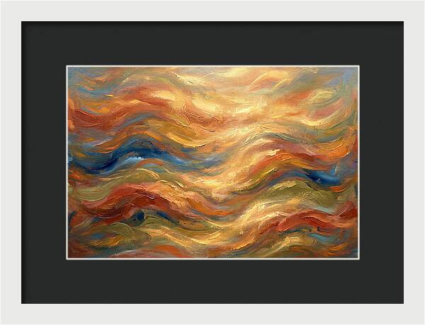 Abstract Waves Of The Mediterranean