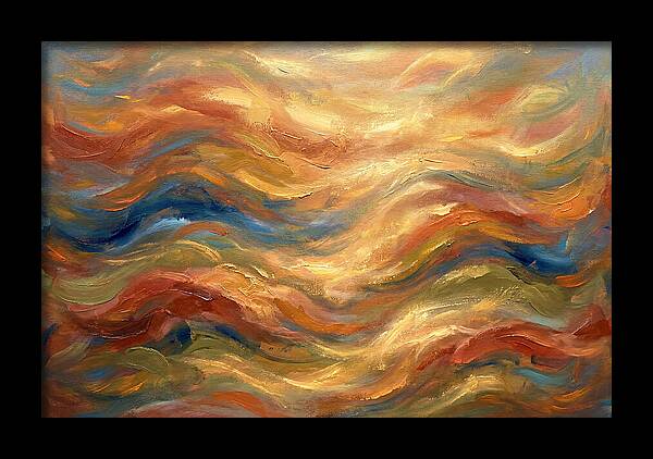 Abstract Waves Of The Mediterranean