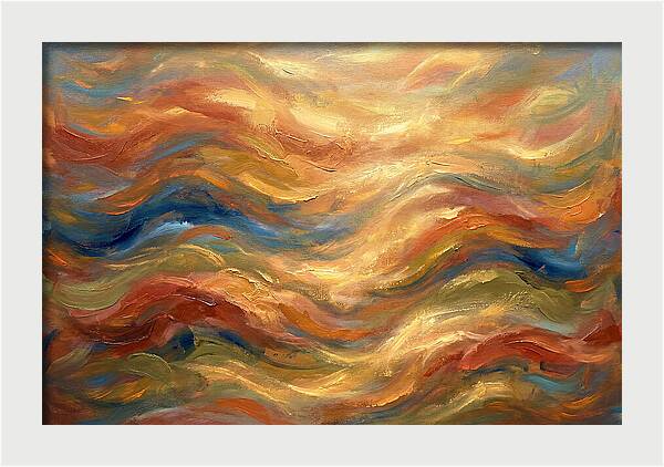 Abstract Waves Of The Mediterranean