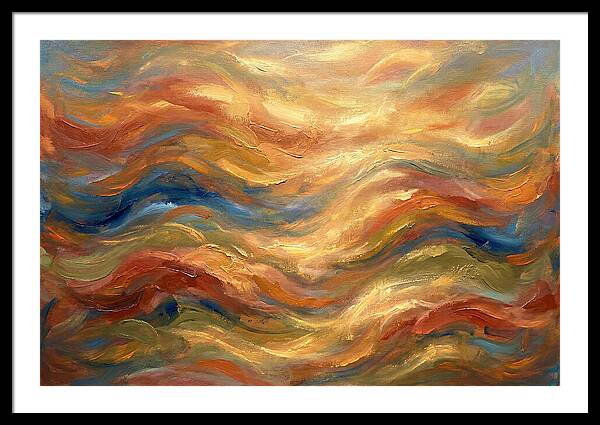 Abstract Waves Of The Mediterranean