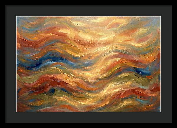 Abstract Waves Of The Mediterranean