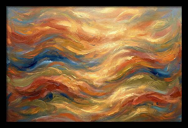 Abstract Waves Of The Mediterranean