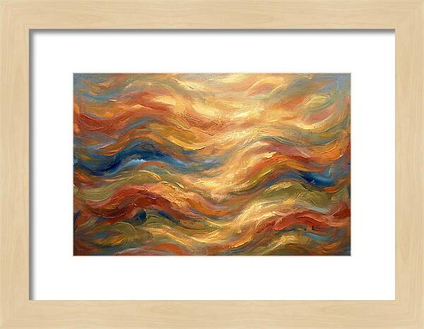 Abstract Waves Of The Mediterranean