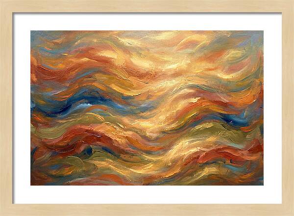 Abstract Waves Of The Mediterranean