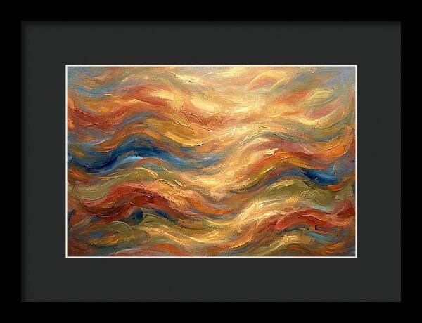 Abstract Waves Of The Mediterranean