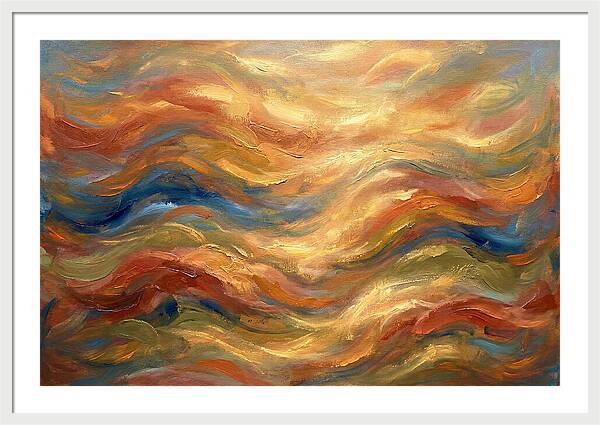 Abstract Waves Of The Mediterranean
