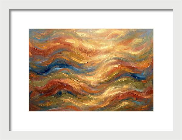 Abstract Waves Of The Mediterranean
