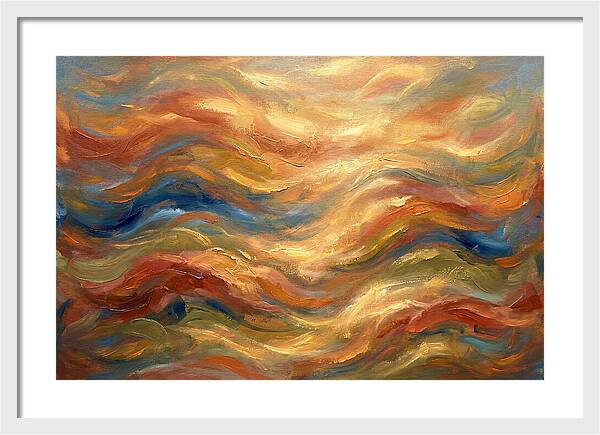 Abstract Waves Of The Mediterranean