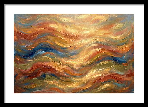 Abstract Waves Of The Mediterranean