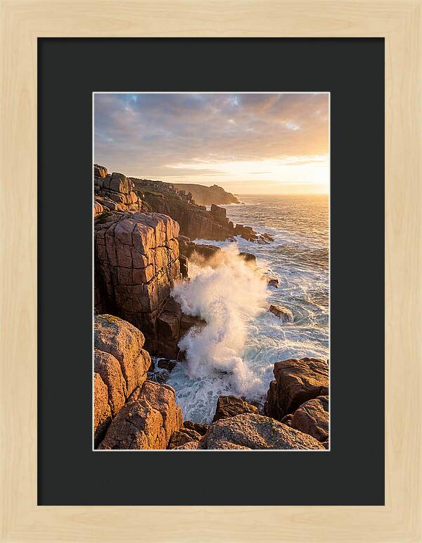Acadia Sunrise Over Coastline