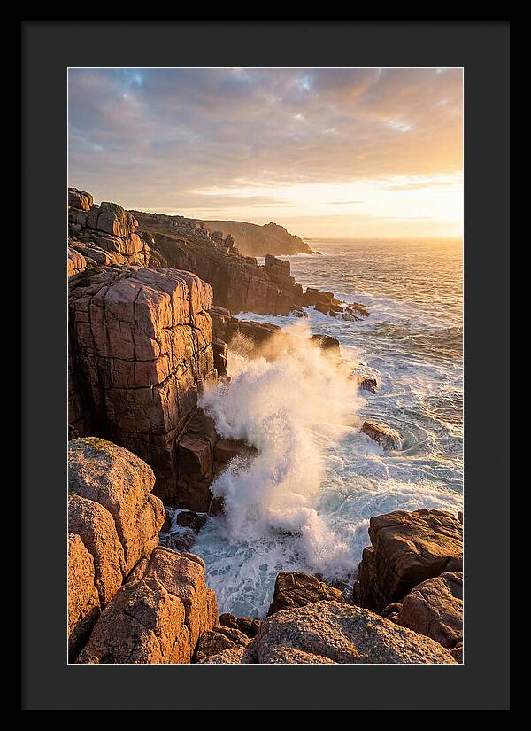 Acadia Sunrise Over Coastline