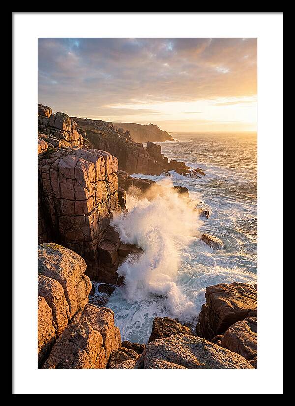 Acadia Sunrise Over Coastline