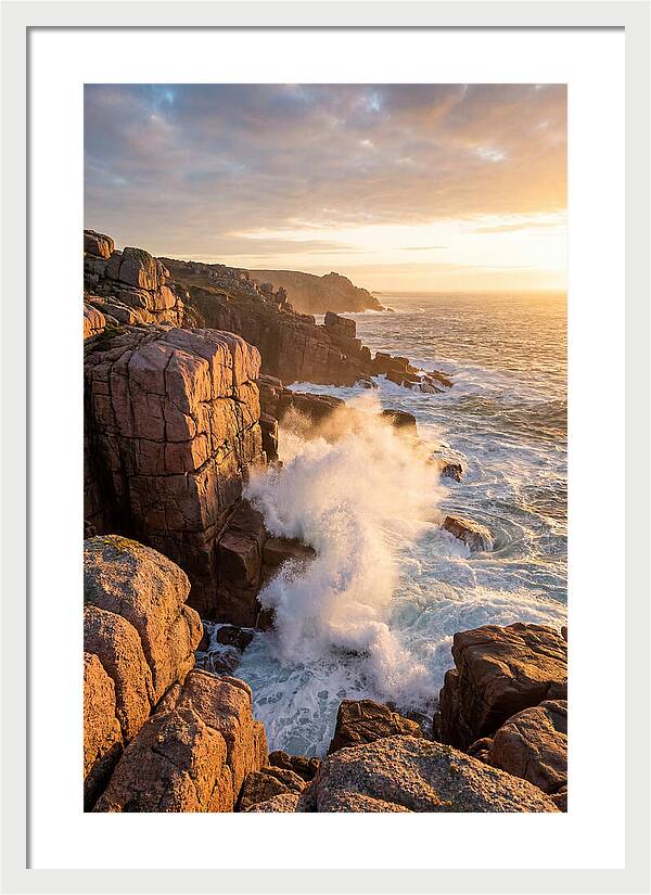 Acadia Sunrise Over Coastline