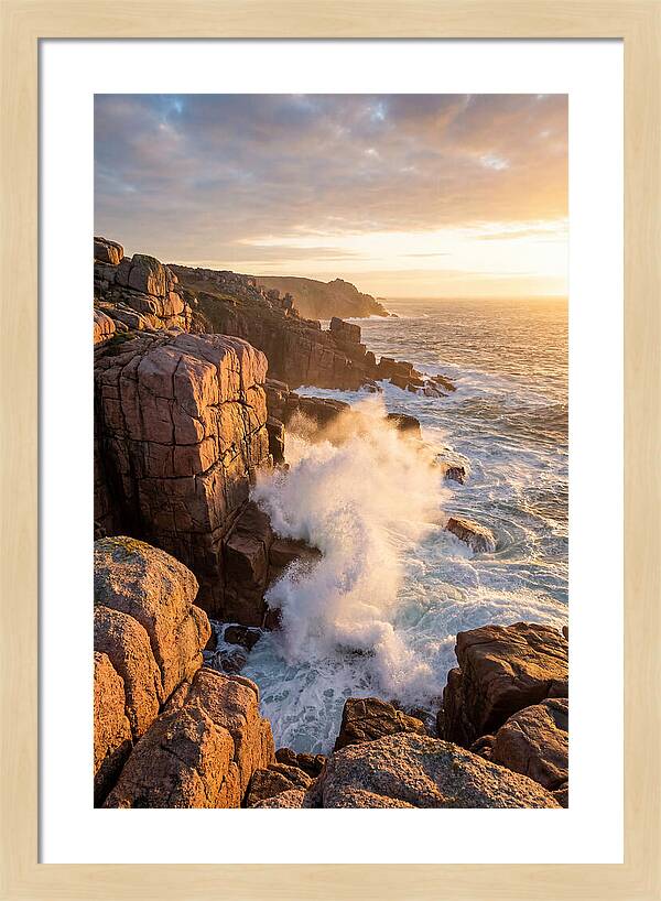 Acadia Sunrise Over Coastline
