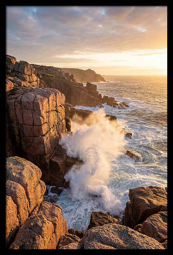 Acadia Sunrise Over Coastline