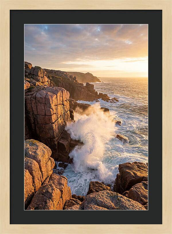 Acadia Sunrise Over Coastline