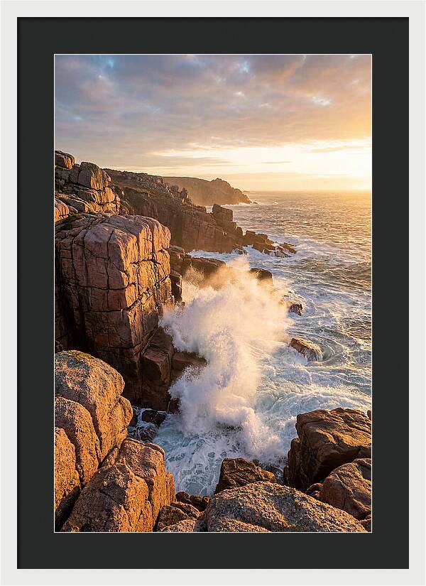 Acadia Sunrise Over Coastline