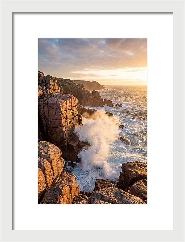 Acadia Sunrise Over Coastline