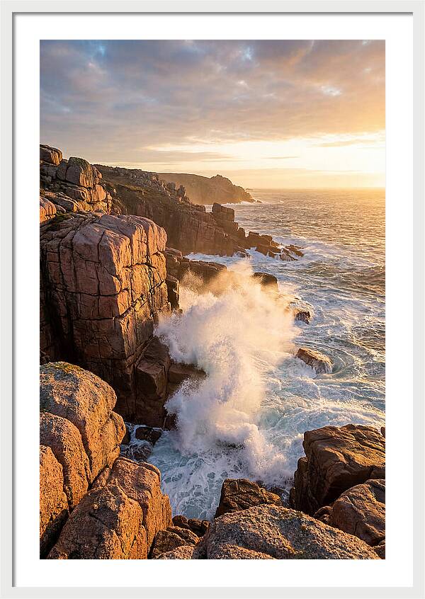 Acadia Sunrise Over Coastline