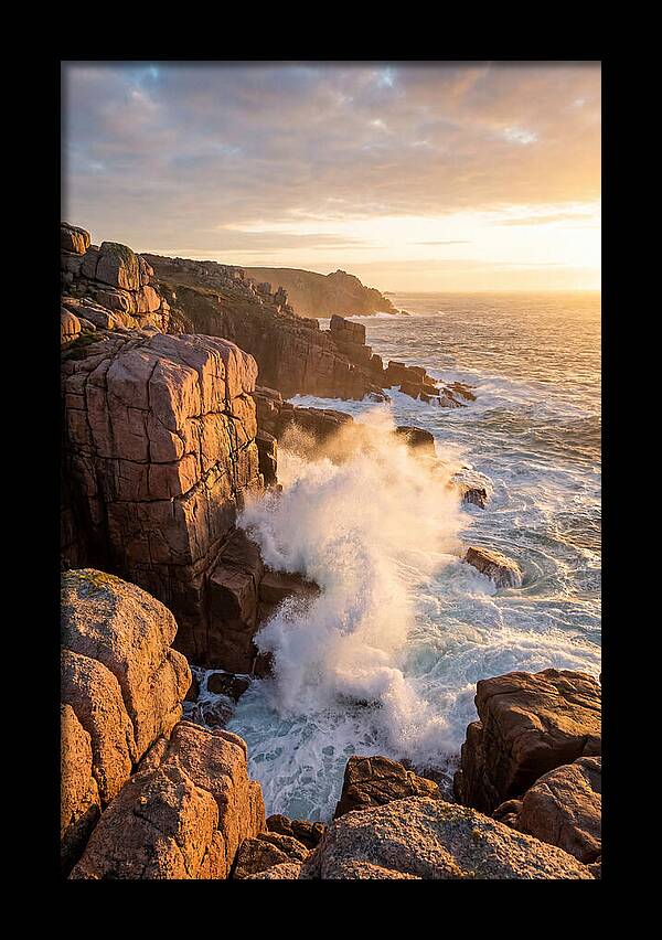 Acadia Sunrise Over Coastline