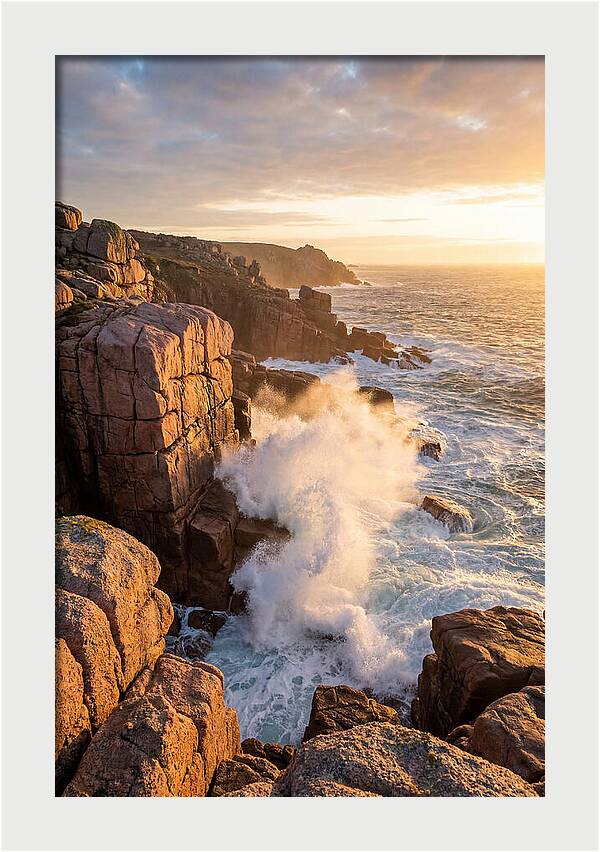 Acadia Sunrise Over Coastline