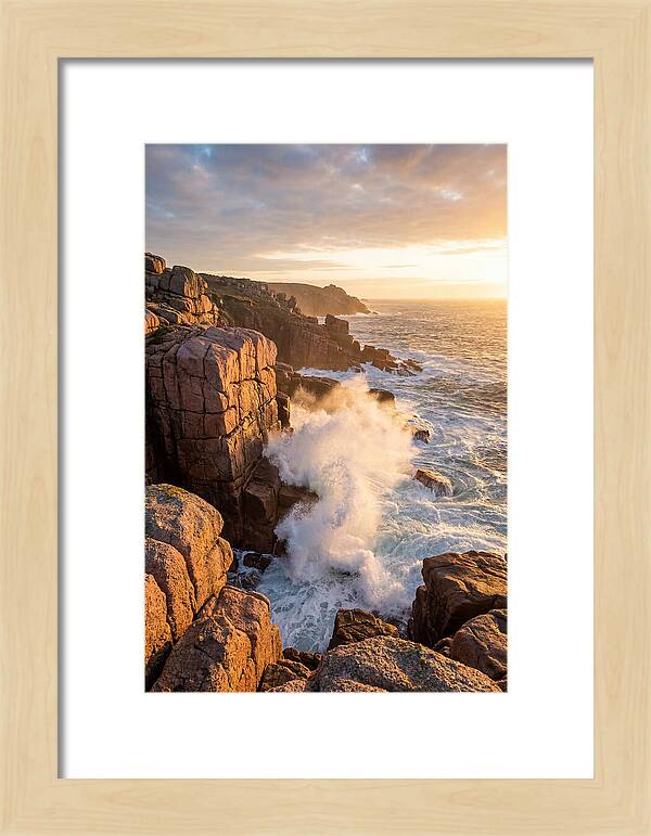 Acadia Sunrise Over Coastline