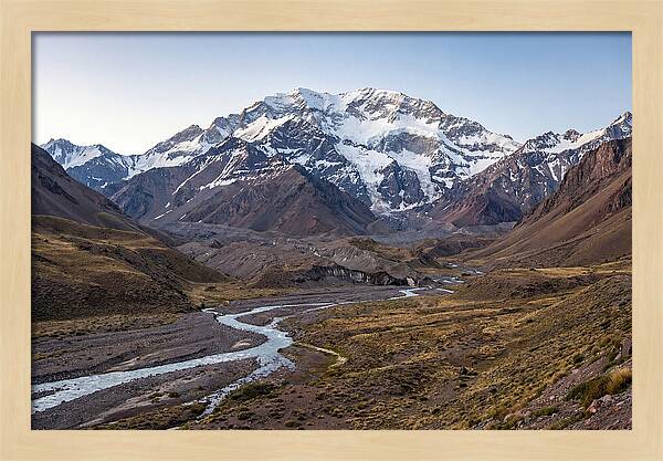 Aconcagua From The Horcones Valley